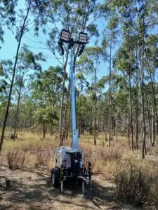 A torre de iluminação Tecnogera ilumina com eficiência, proporcionando iluminação adequada aumento da produtividade e a segurança no campo.