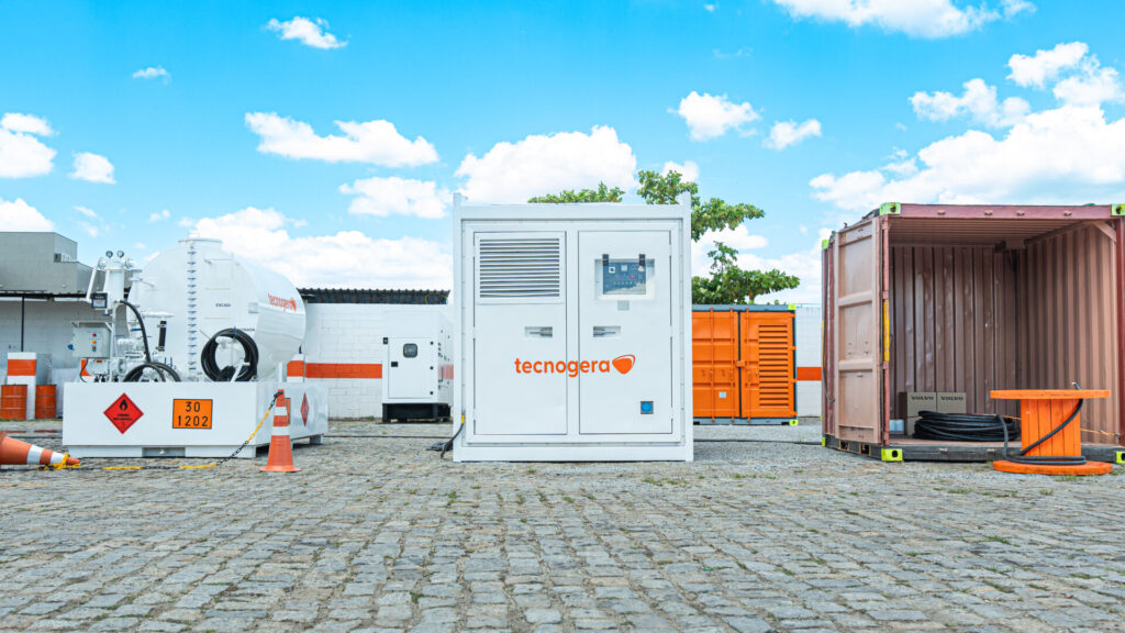 Banco de carga da Tecnogera, ideal para testes em geradores, com mais segurança nas operações.