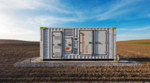 Gerador em contêiner da Tecnogera em área rural
